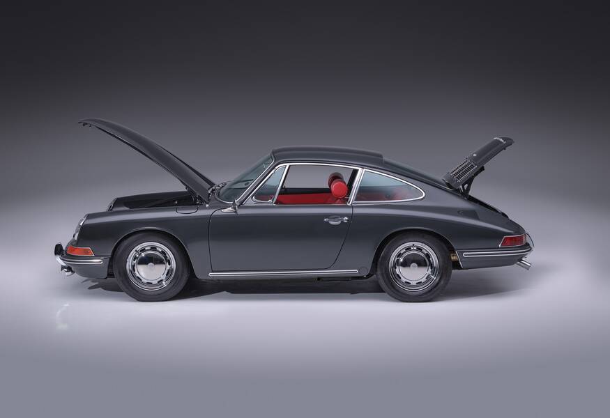 1967 912 Fully Restored, Slate Grey Over Red! picture #4