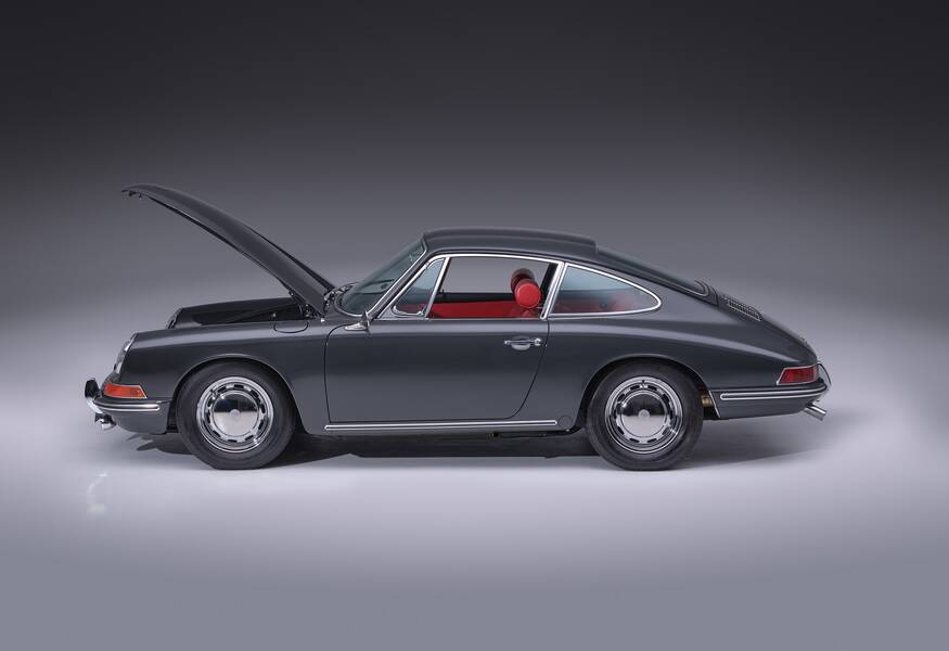 1967 912 Fully Restored, Slate Grey Over Red! picture #5