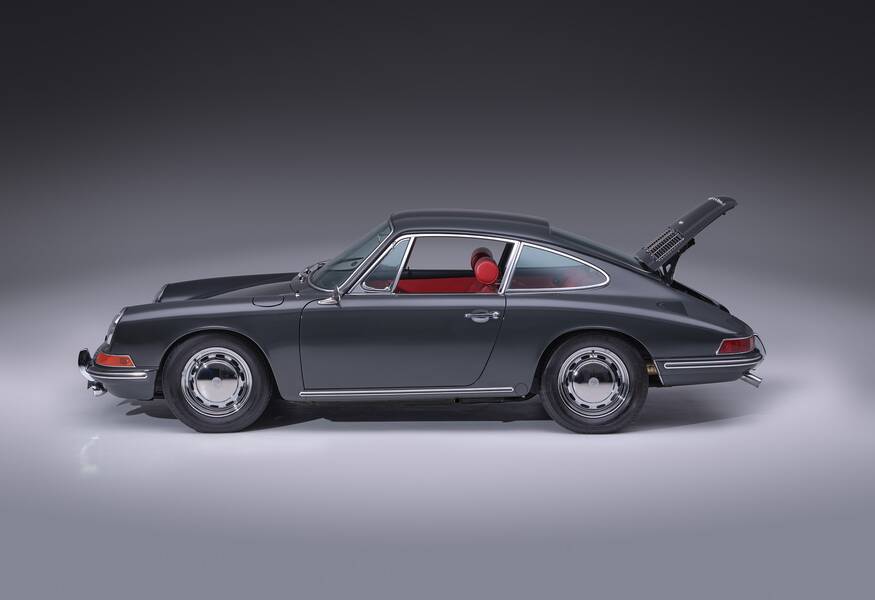 1967 912 Fully Restored, Slate Grey Over Red! picture #6