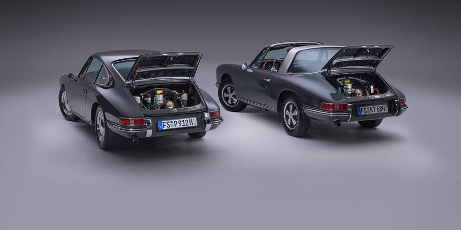 1967 912 Fully Restored, Slate Grey Over Red! picture #10