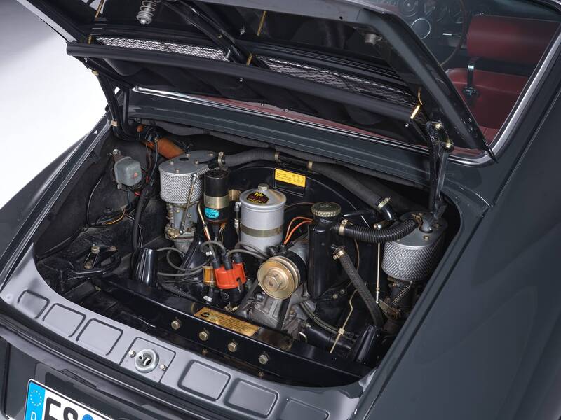 1967 912 Fully Restored, Slate Grey Over Red! picture #17