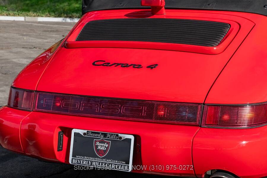 1990 964 Carrera 4 Cabriolet picture #9