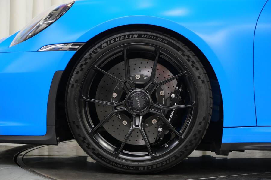 2022 911 GT3 -Full Matte PPF, Carbon Roof And Mirrors, Yellow Deviating Stitching picture #2