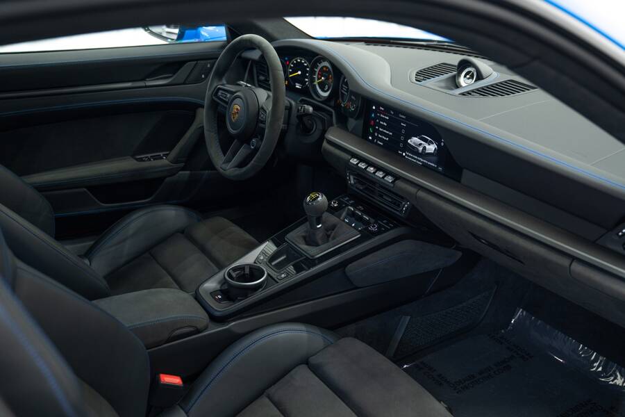 2022 911 GT3 -6 Speed Manual, Low Miles, Carbon Roof, Blue Stitching picture #5