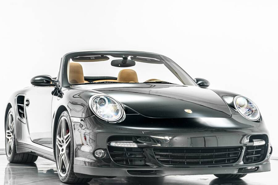2008 911 Turbo Cabriolet -6 Speed Manual, Natural Leather Interior picture #2