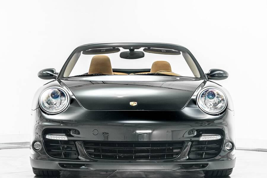 2008 911 Turbo Cabriolet -6 Speed Manual, Natural Leather Interior picture #3