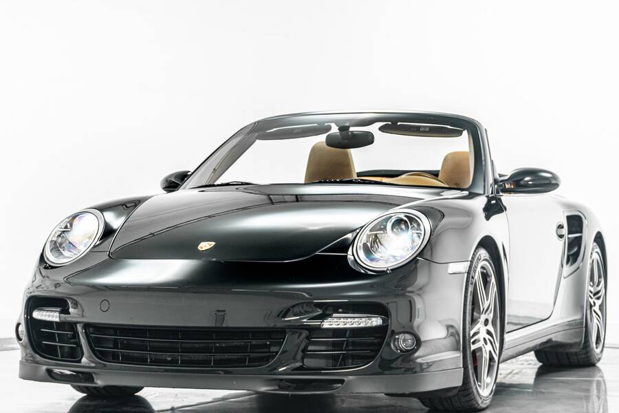 2008 911 Turbo Cabriolet -6 Speed Manual, Natural Leather Interior picture #4
