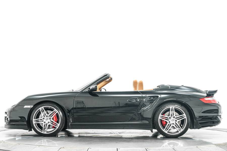 2008 911 Turbo Cabriolet -6 Speed Manual, Natural Leather Interior picture #5
