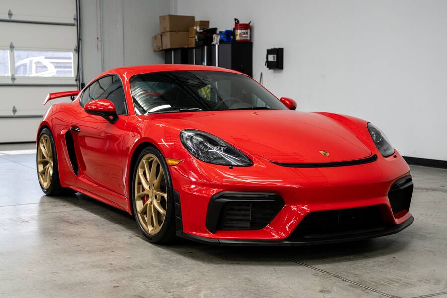 2020 718 Cayman GT4 -6 Speed Manual, Satin Aurum Wheels picture #2