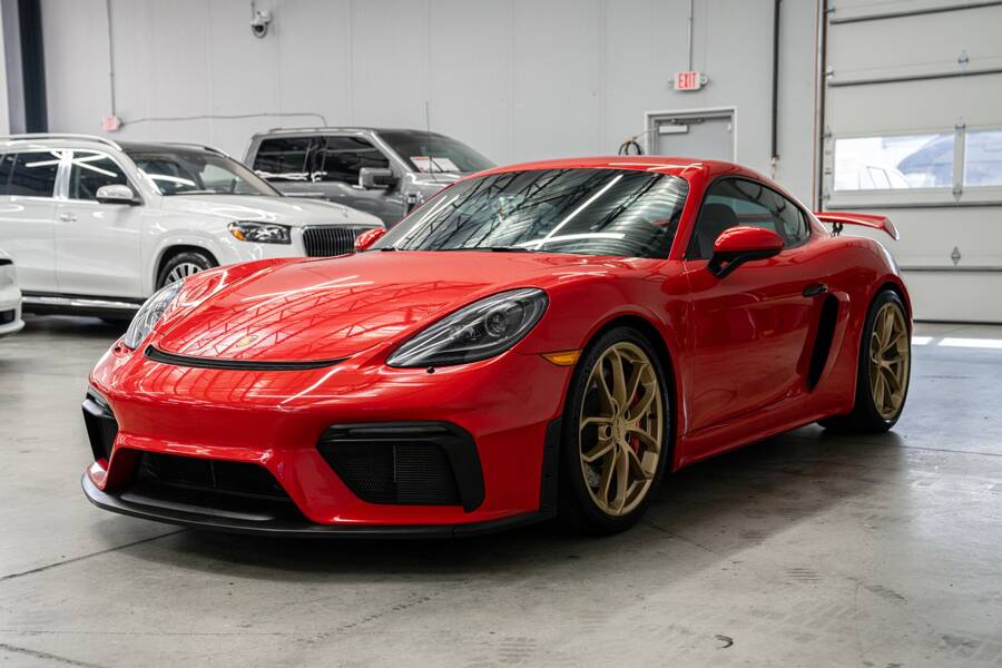 2020 718 Cayman GT4 -6 Speed Manual, Satin Aurum Wheels picture #4