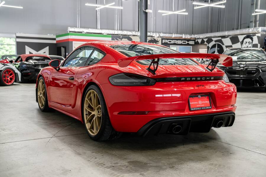 2020 718 Cayman GT4 -6 Speed Manual, Satin Aurum Wheels picture #5