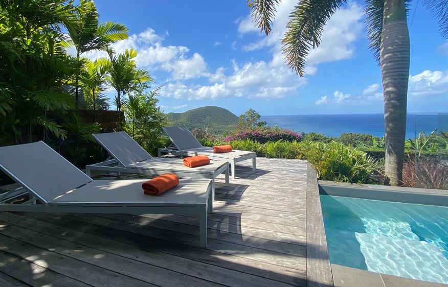 location  Villa Tchantik Deshaies  Guadeloupe