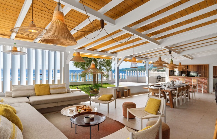 location  La maison dans la mer Saint-Pierre  Martinique
