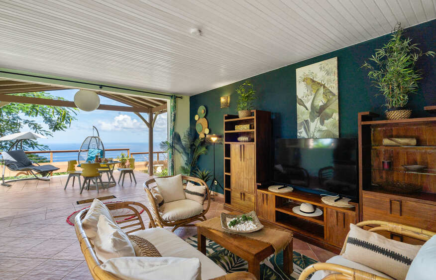 location  Villa Horizon Sauvage Anses d'Arlet  Martinique