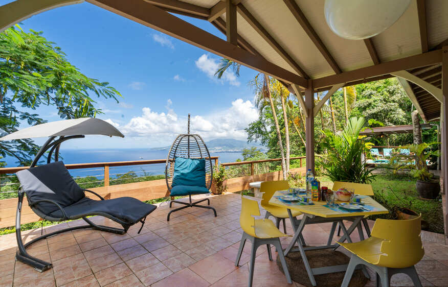 location  Villa Horizon Sauvage Anses d'Arlet  Martinique