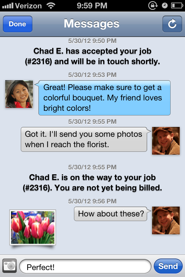Exec Messages