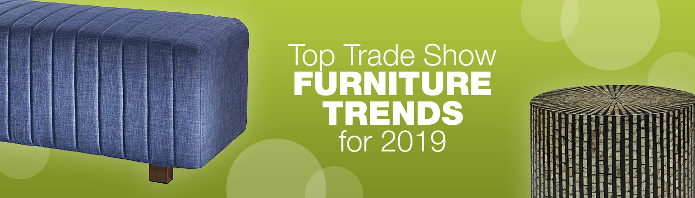 Top Trade Show Furniture Trends for 2019
