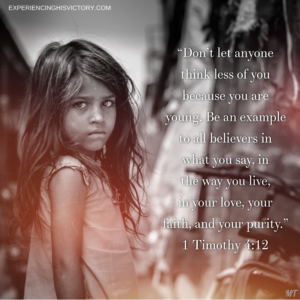 Are You Young? Be an Example to All [image]