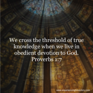 True Knowledge from Obedient Devotion