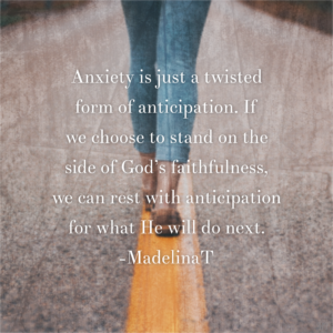 Anxiety is a Twisted Form of Anticipation [Image]