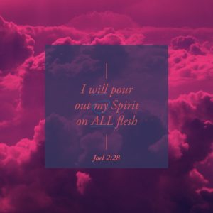 I Will Pour Out My Spirit [Image]