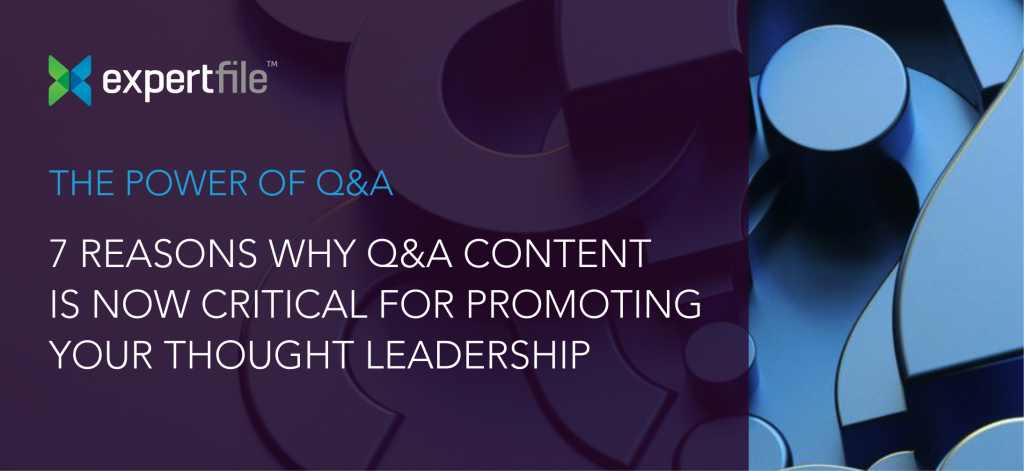 The power of Q&A – ExpertFile
