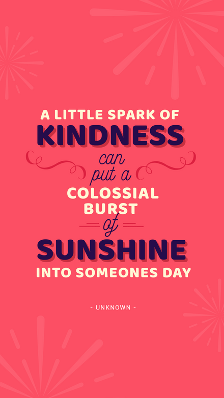 World Kindness Day Quotes World Kindness Day Quote Template - Easil