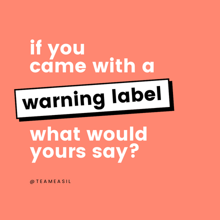 Warning Label Engagement Post - Easil
