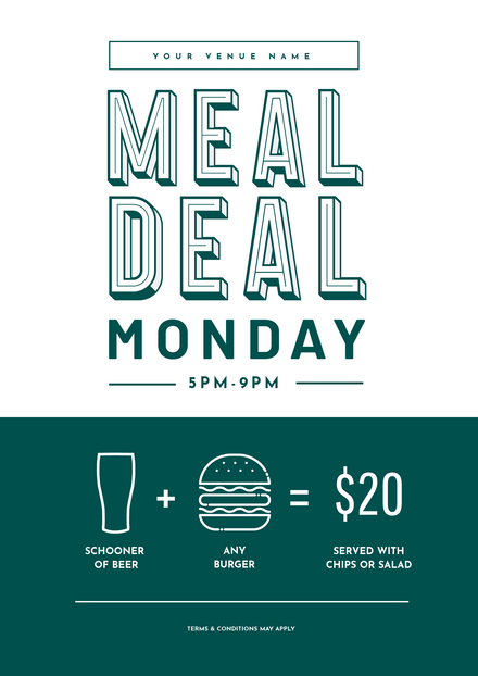 customizable food promotion poster templates diy in minutes with promotional poster template