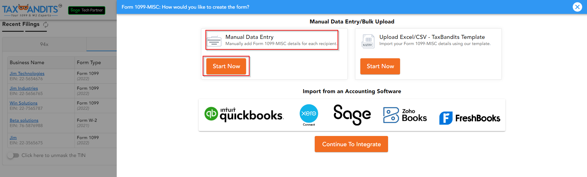 How to File Form 1099-MISC with TaxBandits?