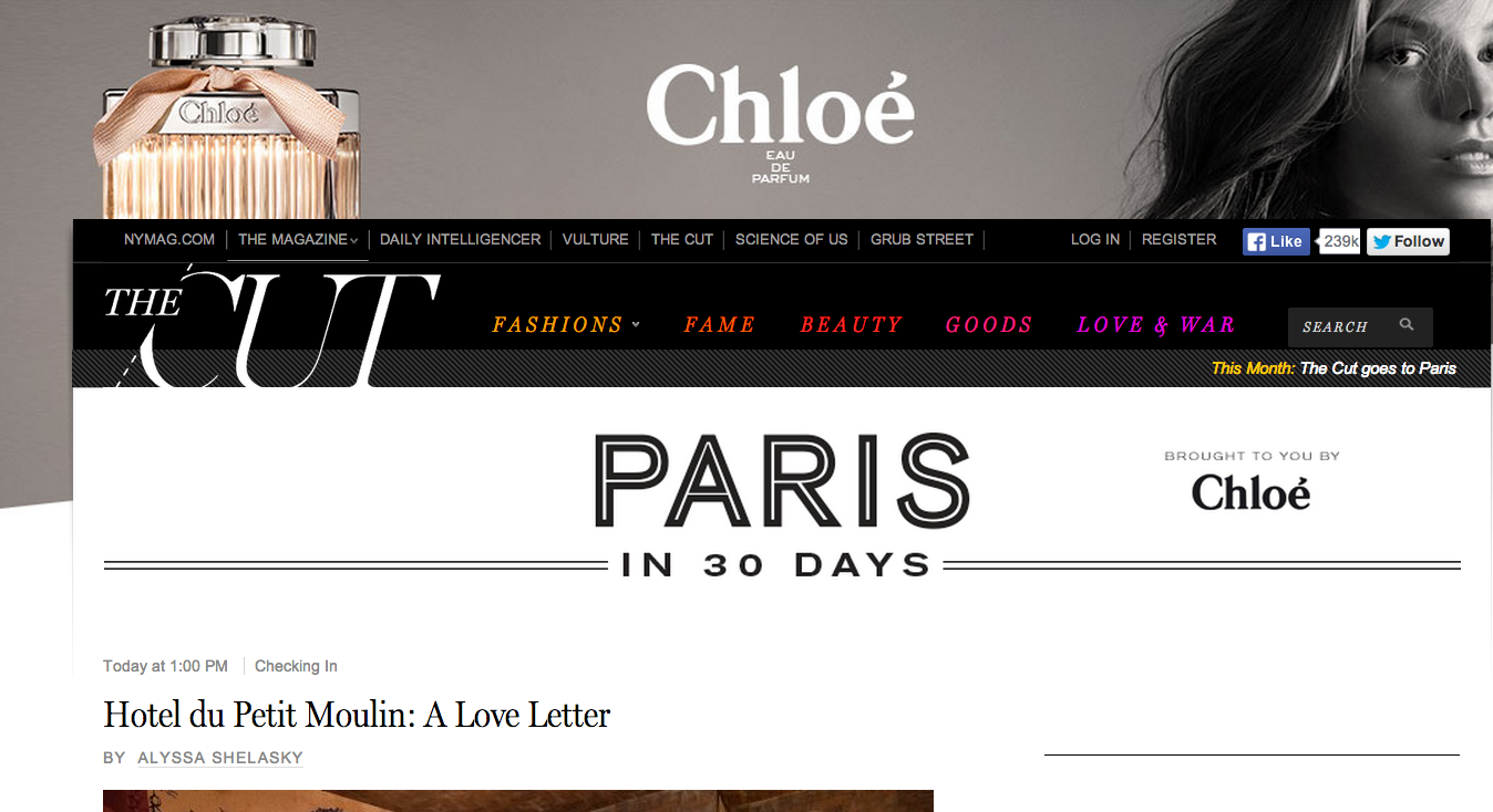 New York magazine not display ads media content marketing