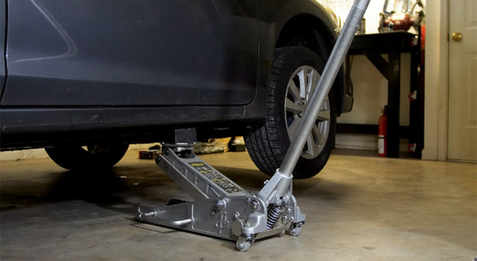 Safely raise and secure the vehicle