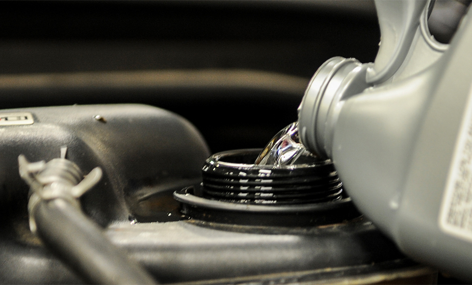 filling radiator with coolant