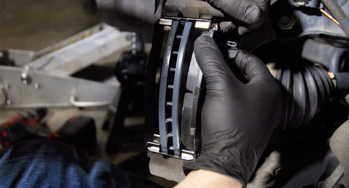 installing new brake pads