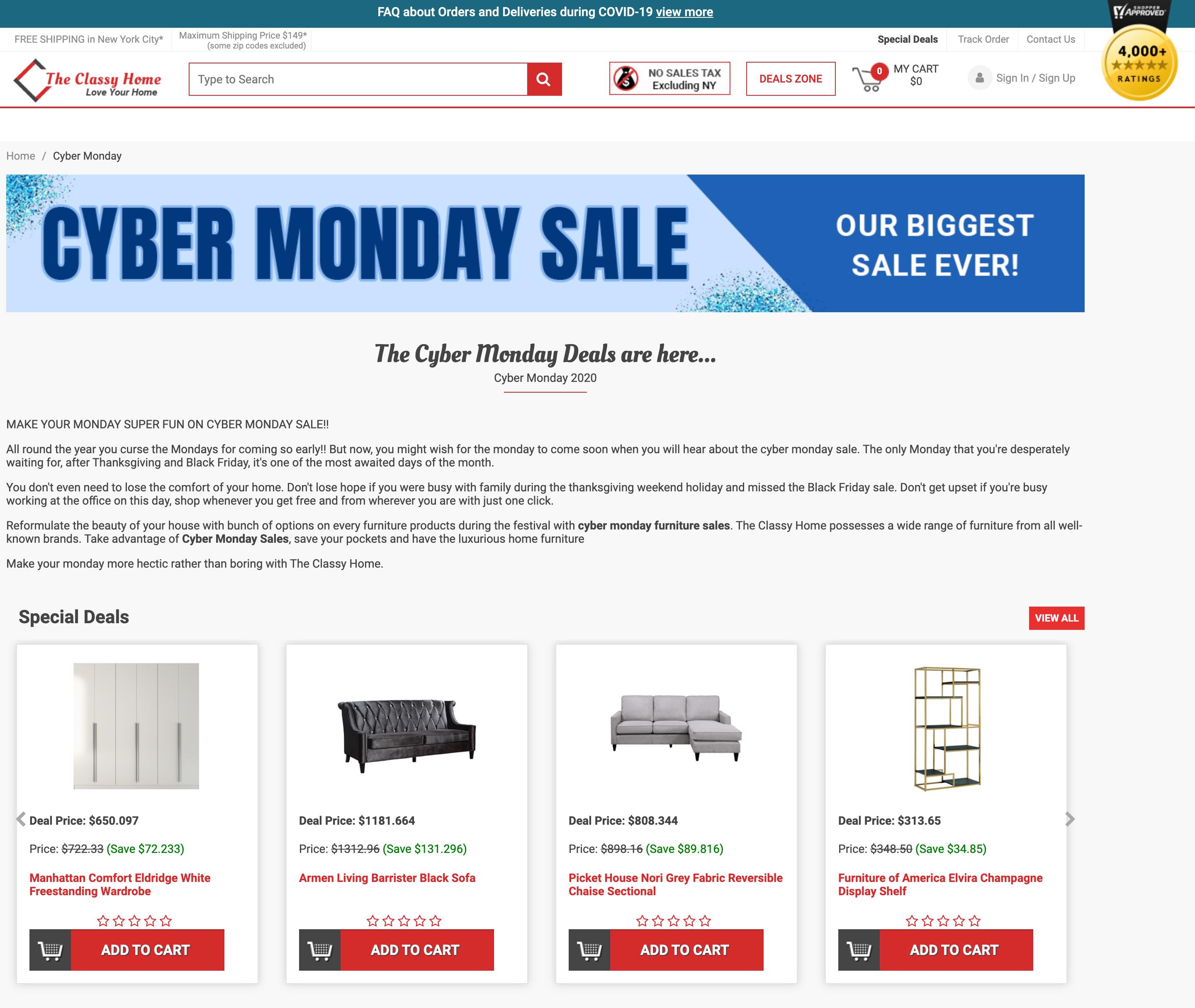 30 Cyber Monday Campaign Examples