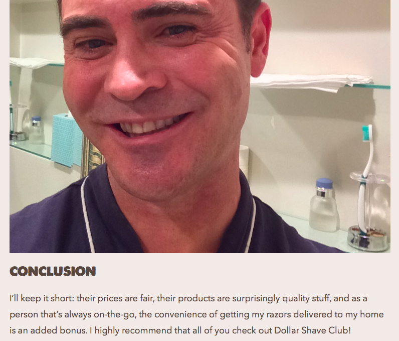 branded content Dollar Shave Club