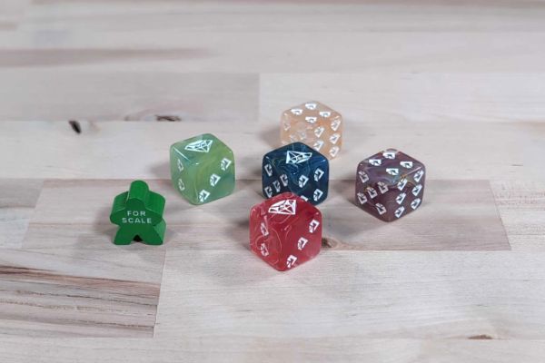 D6, 16mm, Diamond Dice