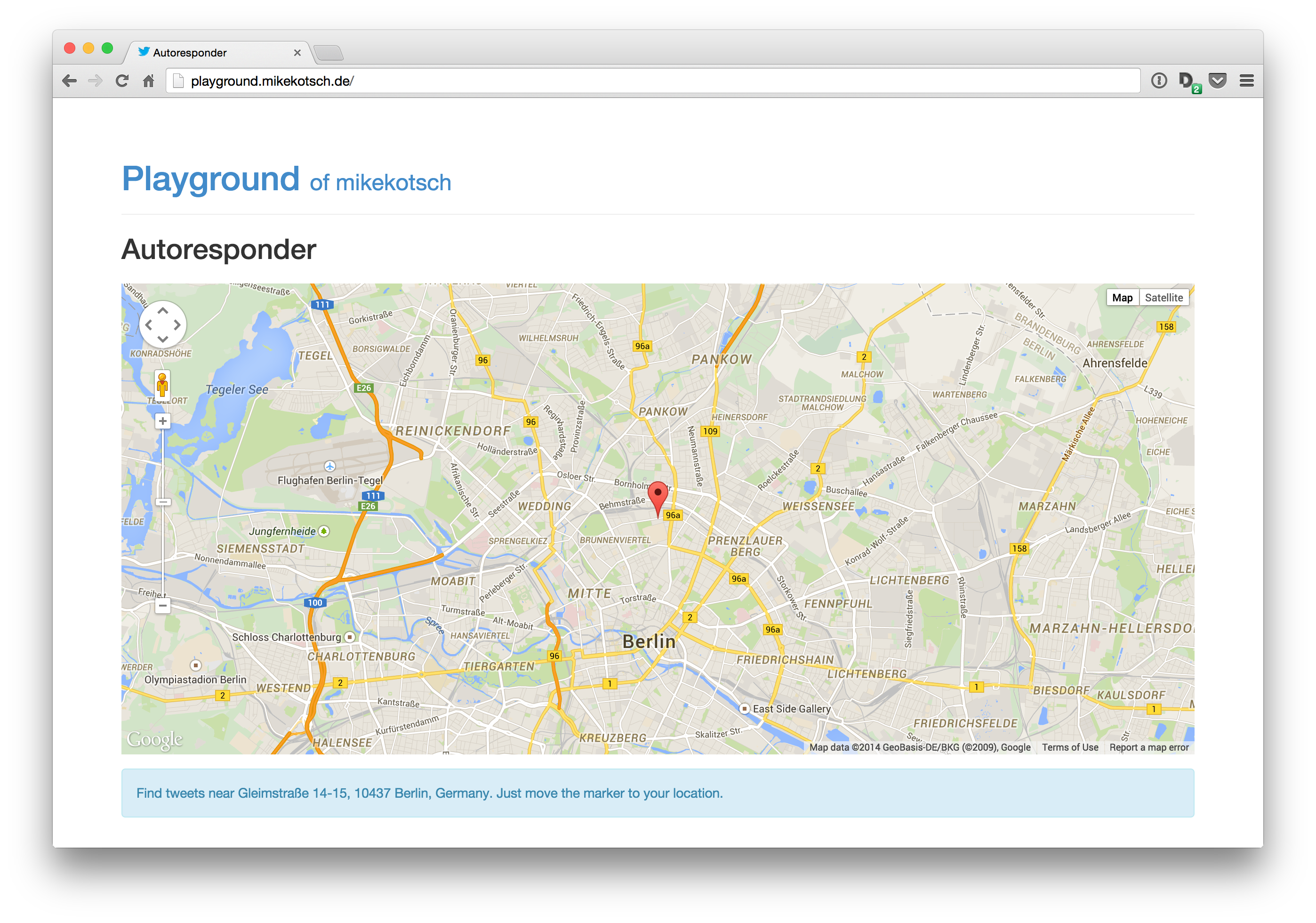 Tweet and Meet aka Autoresponder