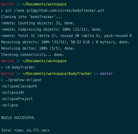 Setup an eclipse project