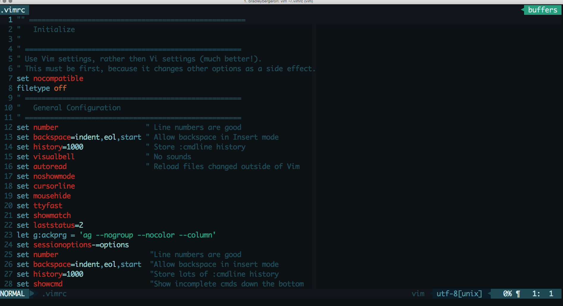 Terminal-Vim Terminal-Vim