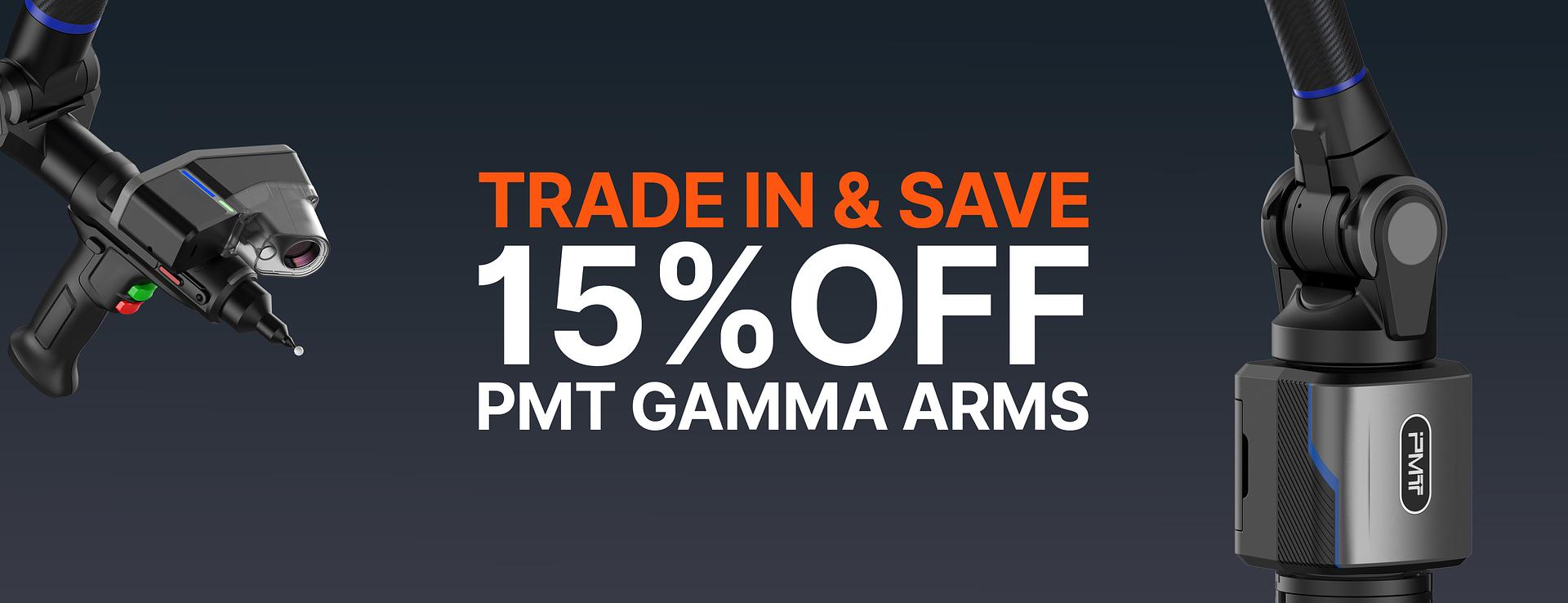 Trade In & Save | 15% Off PMT Gamma Arms