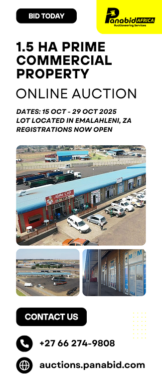 1.5 HECTARE PRIME COMMERCIAL PROPERTY - EMALAHLENI, ZA