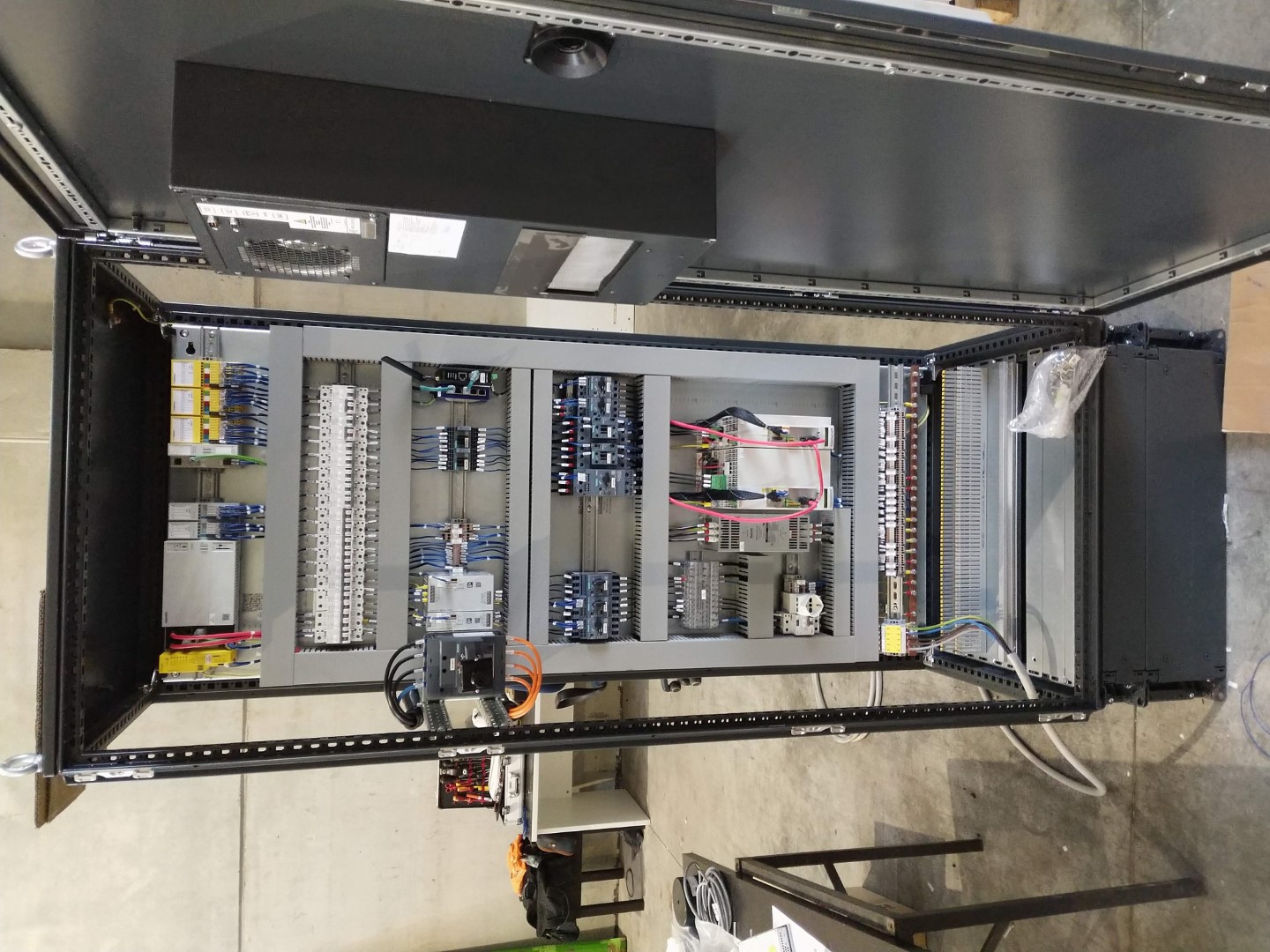 New light gauge sheet handling system (prototype) almost ready for