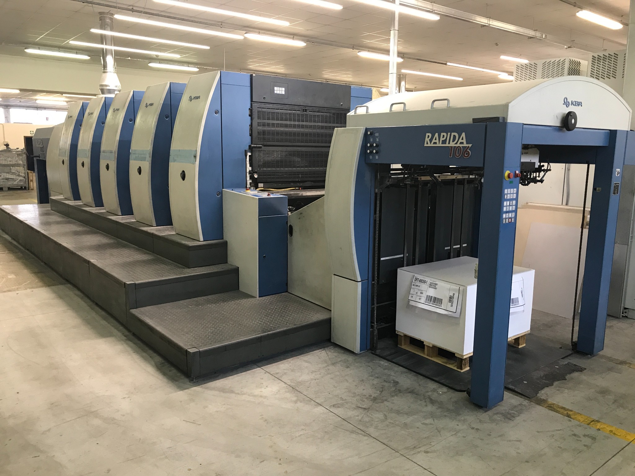 KBA 106-5 purchased from Italian leasing company and immediately sold to China