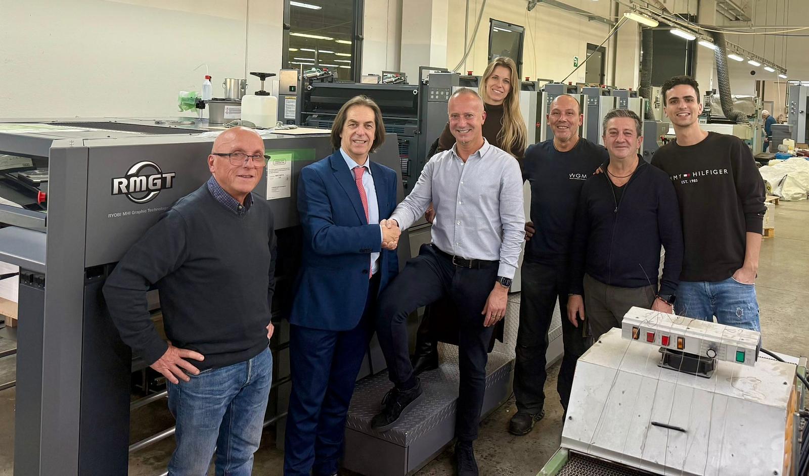 Nuova installazione alla Zecca di Arezzo: costante ricerca della qualità di stampa senza compromessi.