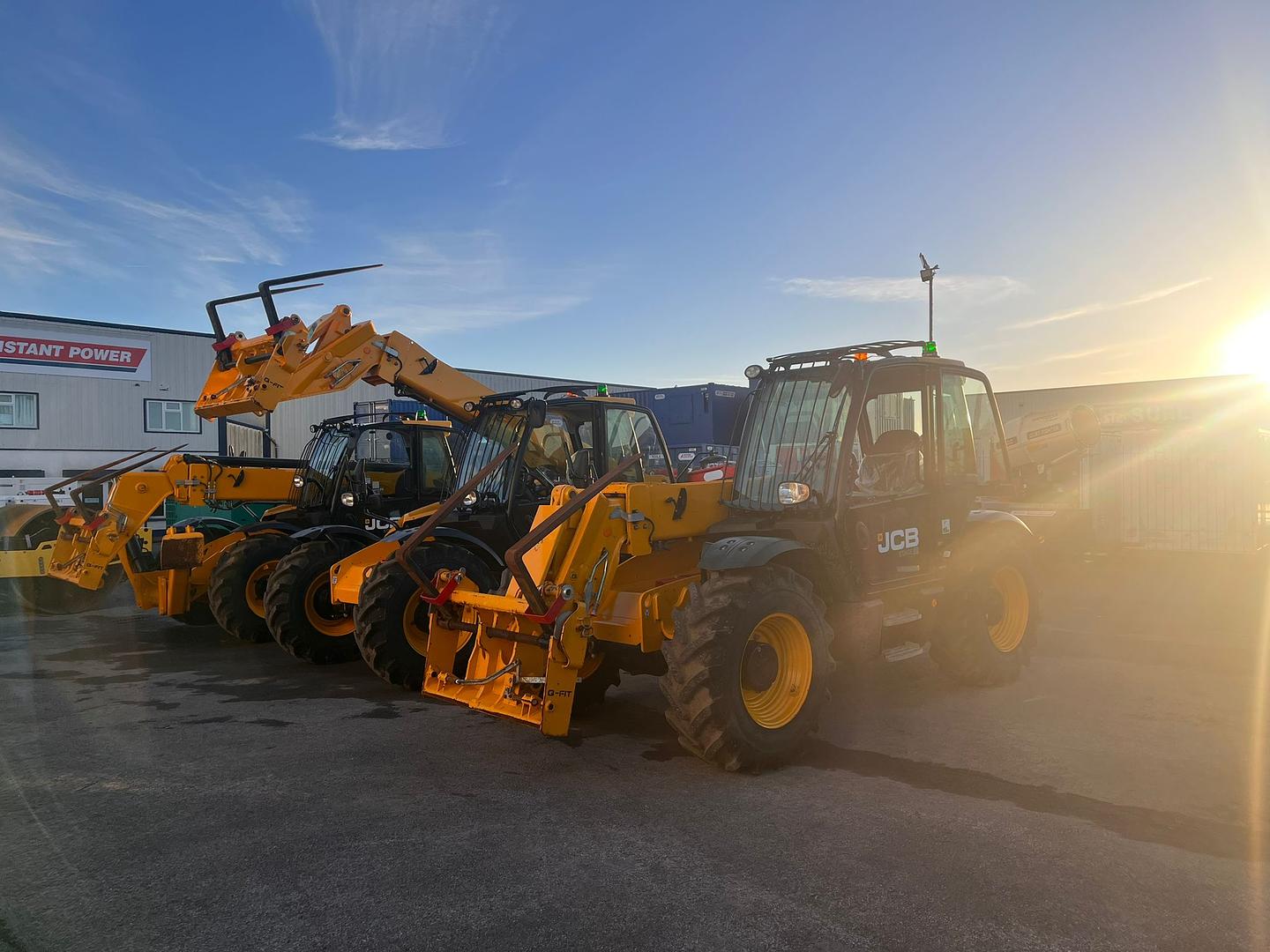 Delivered to our HQ!! NEW IN STOCK!! JCB Telehandlers!🫡👍