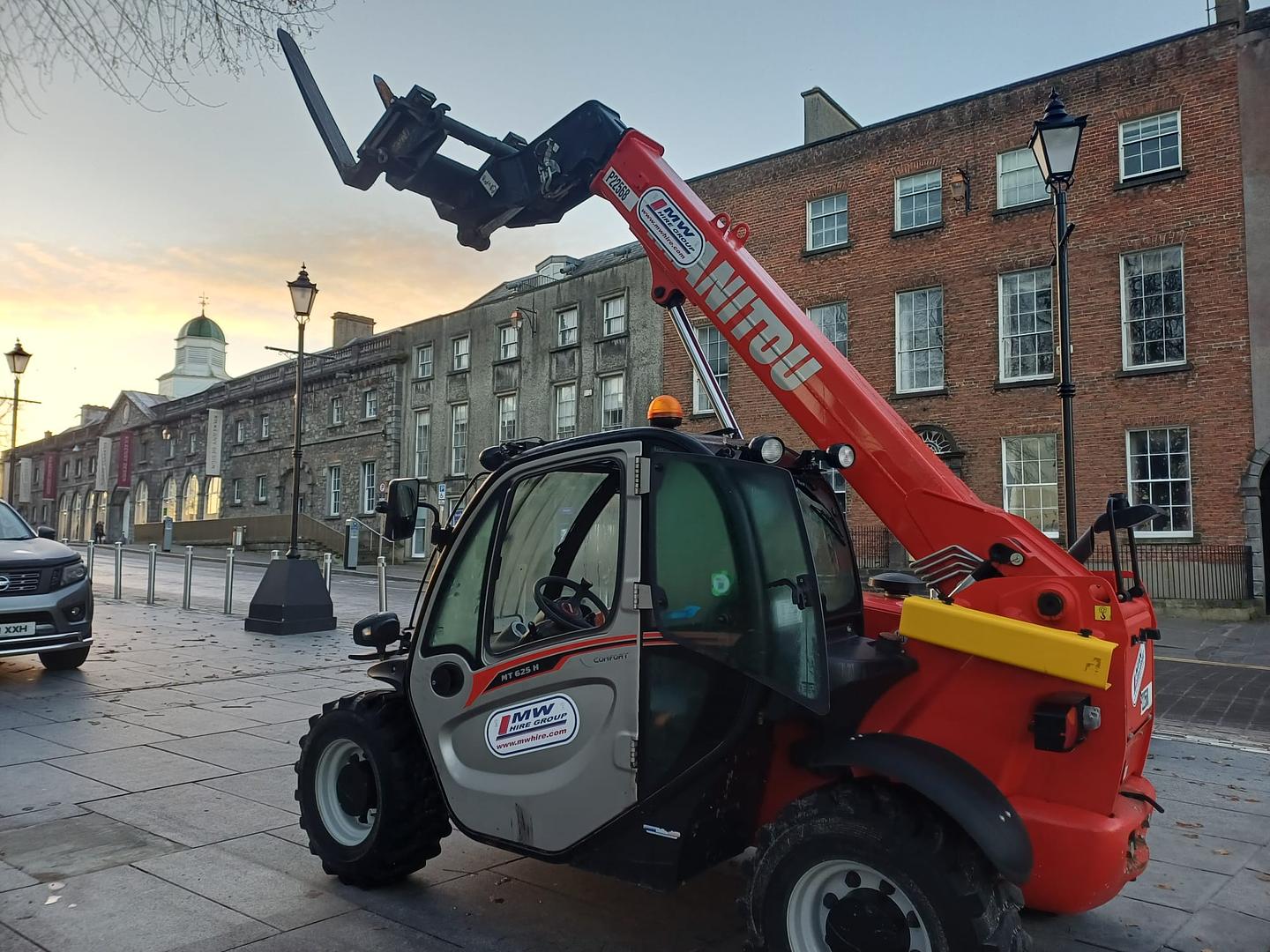 Manitou Telehandler delivered for hire job!!🫡