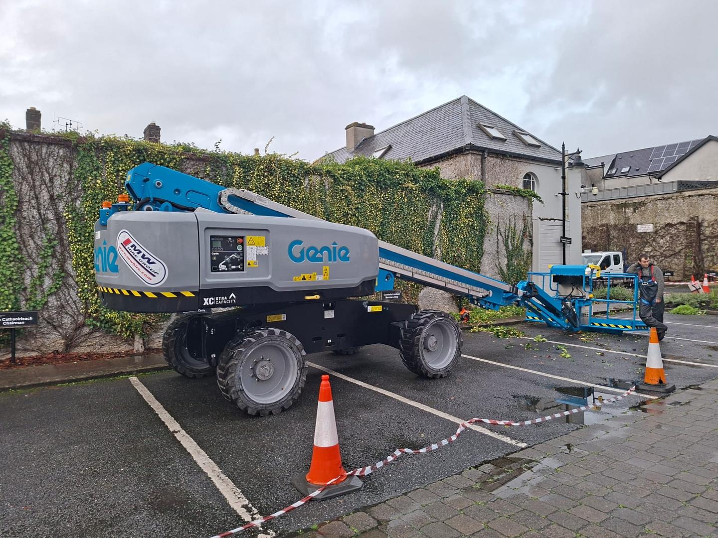 Genie Boom Lift delivered to site for rental job!!