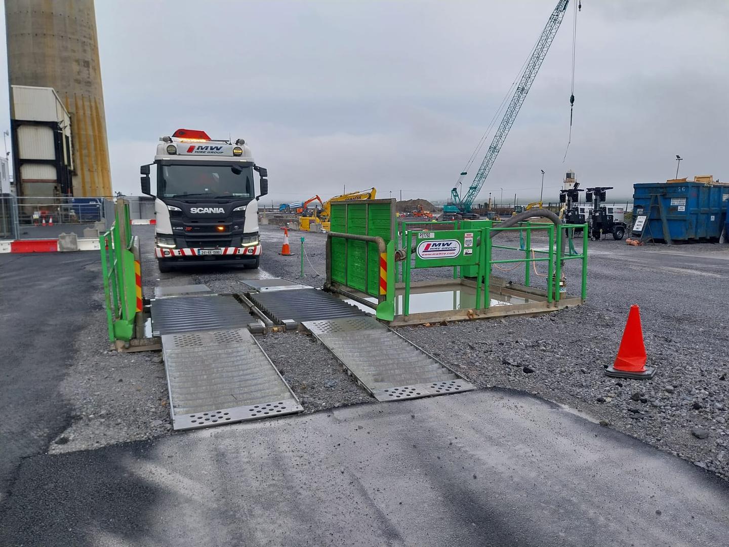 Wheel wash on long term hire Project!💪🫡