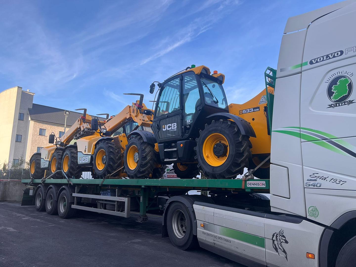 Delivered to our HQ!! NEW IN STOCK!! JCB Telehandlers!🫡👍